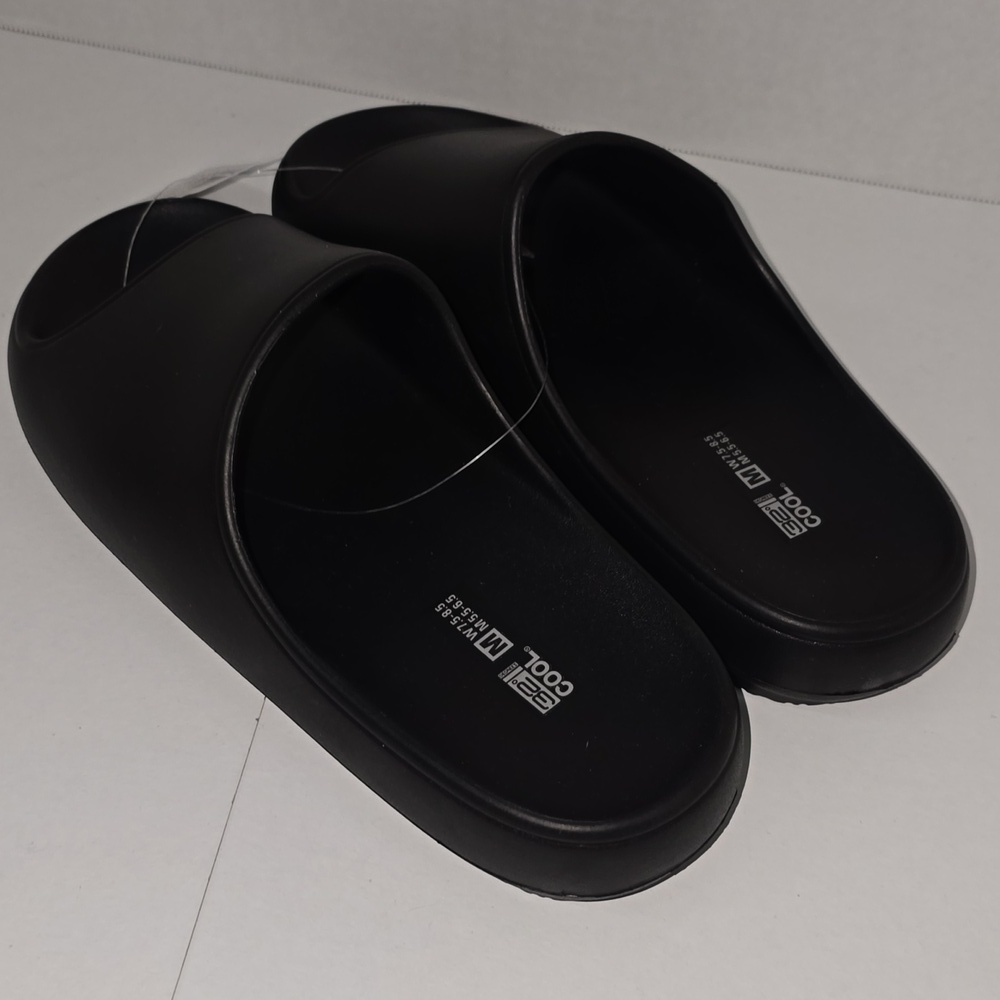 32 Cool Black Cushion Unisex Slide Women's 7.5 -8.5/ Men's 5.5 -6.5 New - Picture 4 of 12